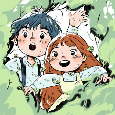 John and Lyn: Webtoon Icon