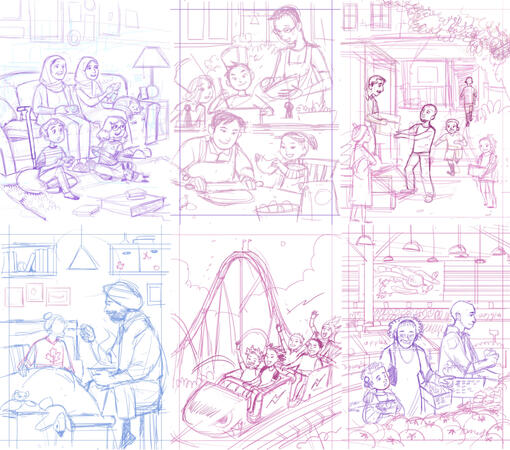 Family Brochure - Sketches