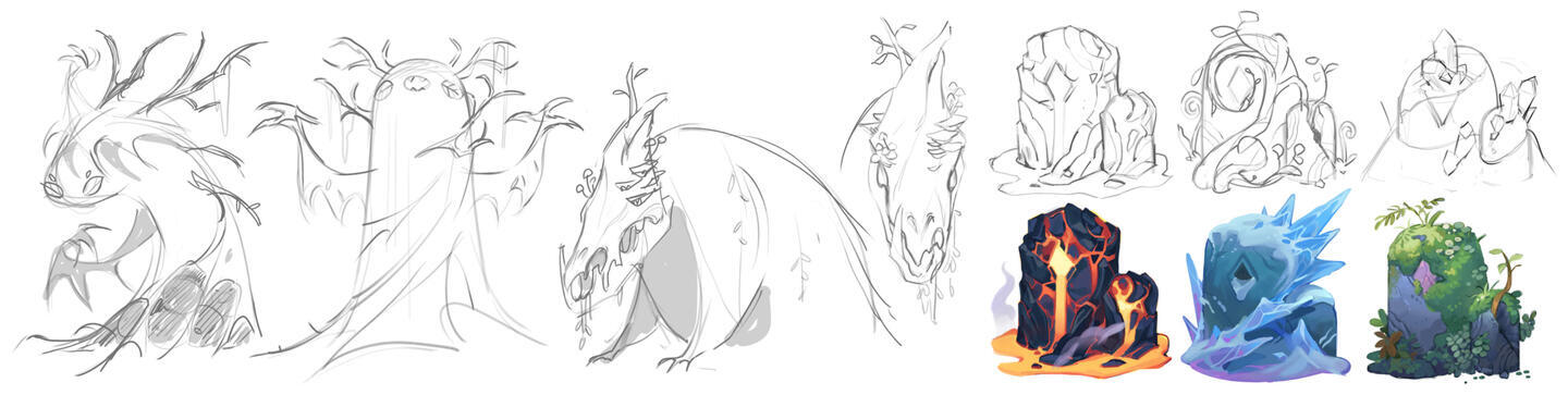 Magical Forest - Creature &amp; Waystones