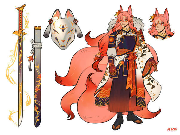 Character Design - Fall Kitsune