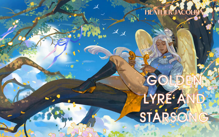 Golden Lyre and Starsong - Mock cover