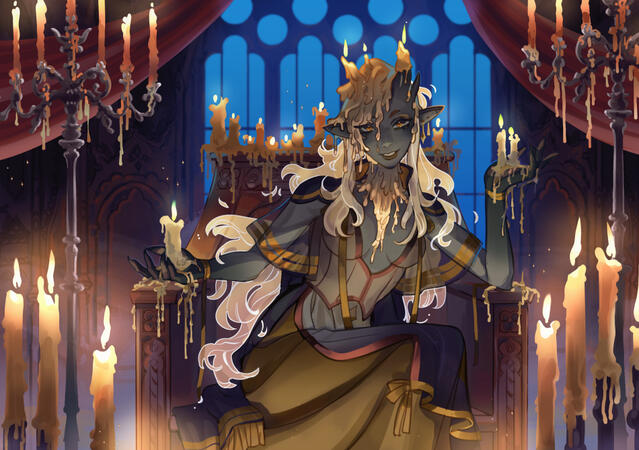 Character Illustration - Lady's Throne